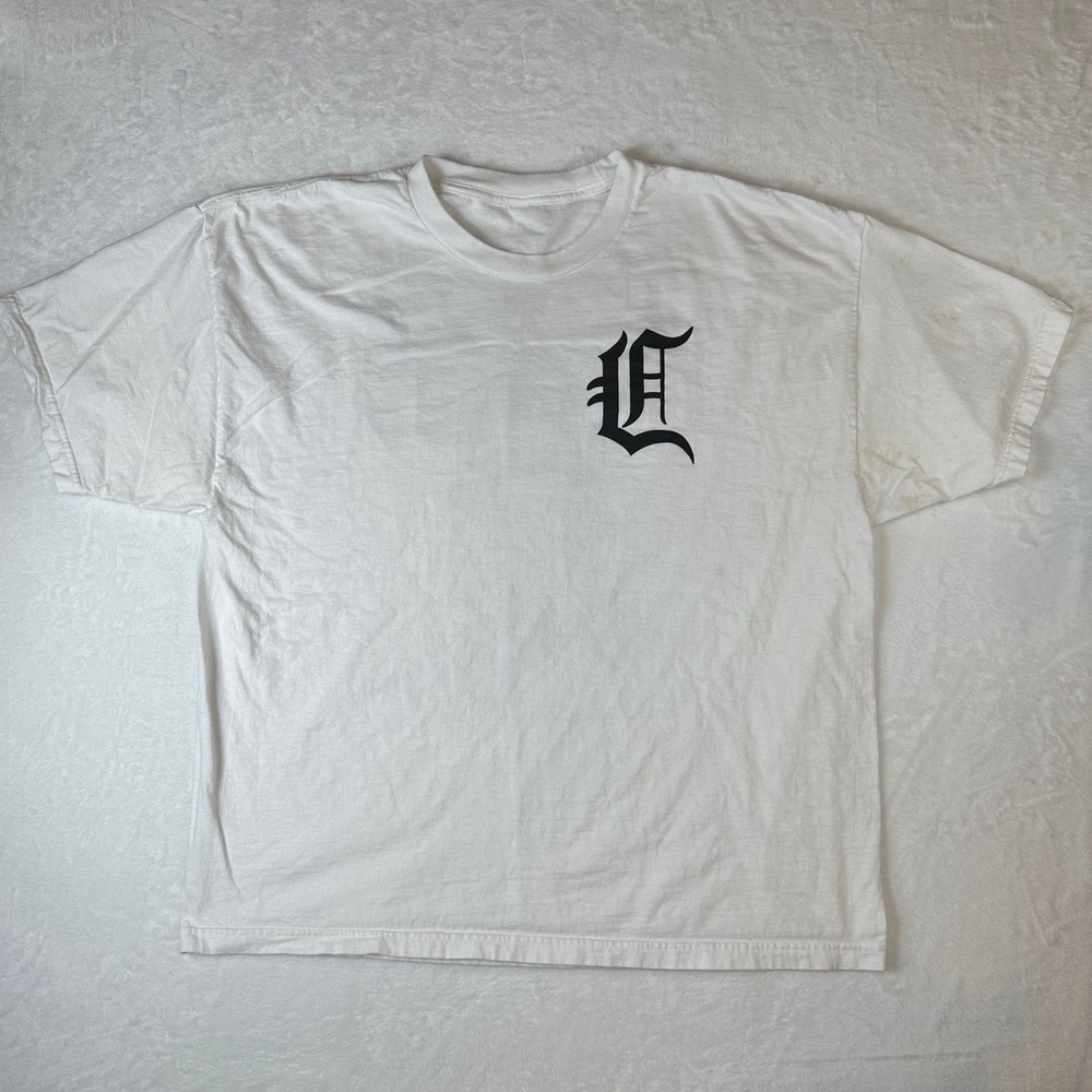 CENCR Brand Bike Ridin With My Homies Graphic T-Shirt White Mens XL Streetwear
